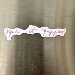 Motivational, Playful 'Make it Happen' Magnet